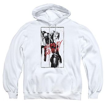 Batman Inked Quinn Adult Pull Over Hoodie