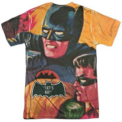 Batman Classic Tv Lets Go Short Sleeve Adult Poly Crew T-shirt