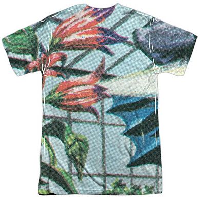 Batman Classic Tv Foliage Short Sleeve Adult Poly Crew T-shirt