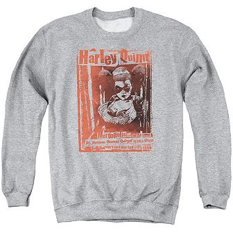Batman Dr Quinn Adult Crewneck Sweatshirt