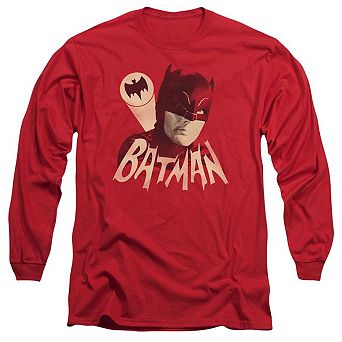 Batman Classic Tv Bat Signal Long Sleeve Adult T-shirt