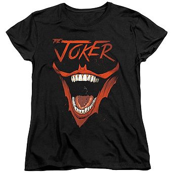 Batman Joker Bat Laugh Short Sleeve Women´s T-Shirt