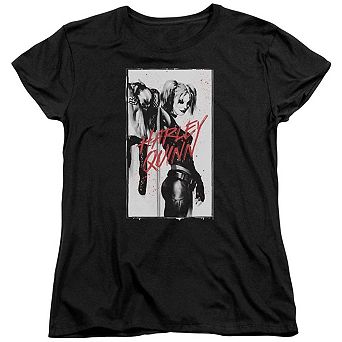 Batman Inked Quinn Short Sleeve Womens T-shirt