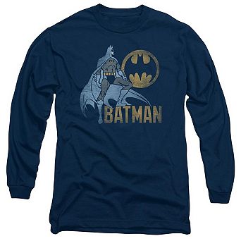 Batman Knight Watch Long Sleeve Adult T-shirt