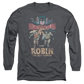 Batman Classic Tv Classic Duo Long Sleeve Adult T-shirt