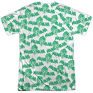 Batman Laughing At You Short Sleeve Adult 100% Poly Crew T-shirt