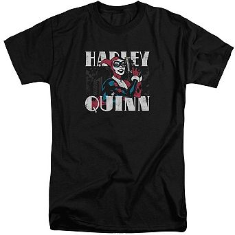 Batman Harley Bold Short Sleeve Adult Tall T-shirt