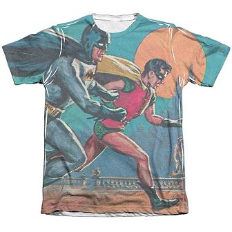Batman Classic Tv Lets Go Sleeve T-shirt
