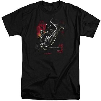 Batman Kick Swing Short Sleeve Adult Tall T-shirt