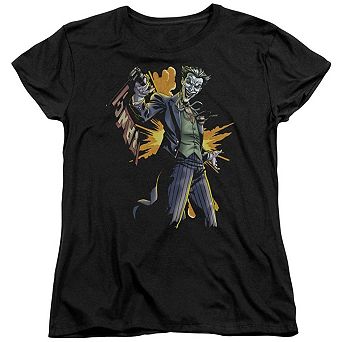 Batman Joker Bang Short Sleeve Womens T-shirt