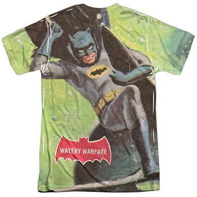 Batman Classic Tv Underwater Short Sleeve Adult Poly Crew T-shirt