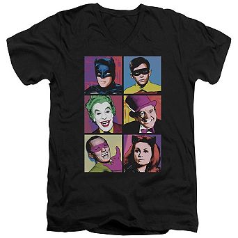Batman Classic Tv Pop Cast Short Sleeve T-shirt