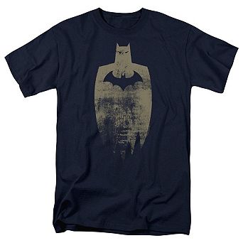 Batman Gold Silhouette Short Sleeve Adult T-shirt