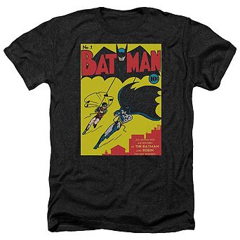Batman First Adult Heather T-shirt