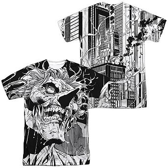 Batman Joker Short Sleeve Adult Poly Crew T-shirt