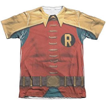 Batman Classic Tv Robin Costume Sleeve T-shirt