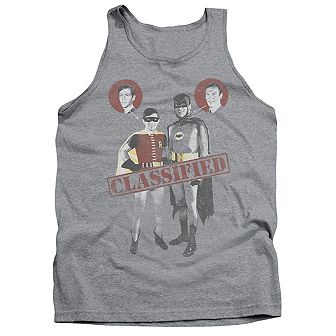 Batman Classic Tv Classified Adult Tank Top