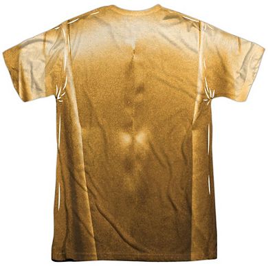 Batman Classic Tv Robin Costume Short Sleeve Adult Poly Crew T-shirt