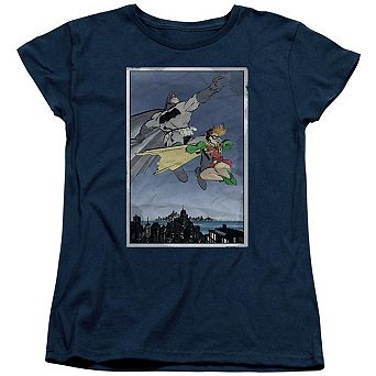 Batman Dkr Duo Short Sleeve Womens T-shirt