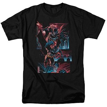 Batman Dark Knight Panels Short Sleeve Adult T-shirt