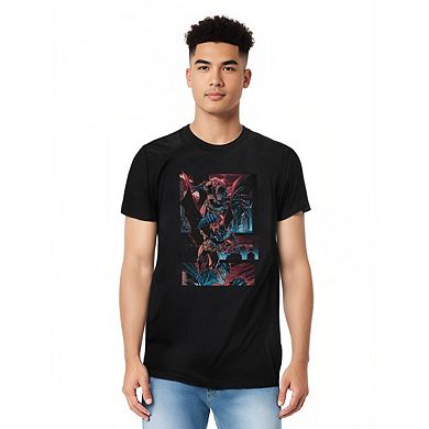 Batman Dark Knight Panels Short Sleeve Adult T-shirt