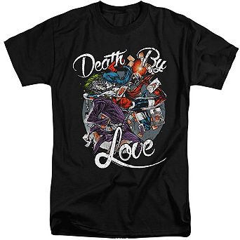 Batman Death By Love Short Sleeve Adult Tall T-shirt