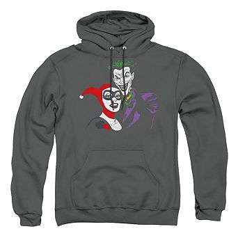 Batman Joker & Harley Adult Pull Over Hoodie