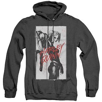 Batman Inked Quinn Adult Heather Hoodie