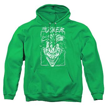 Batman Joker Storm On Green Adult Pull Over Hoodie