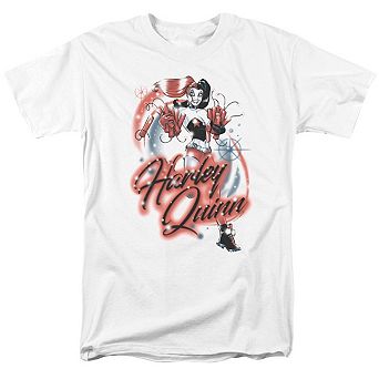 Batman Harley Airbrush Short Sleeve Adult T-shirt