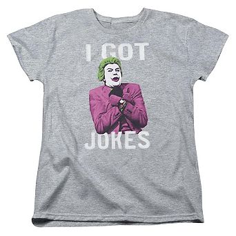 Batman Classic Tv Got Jokes Short Sleeve Womens T-shirt