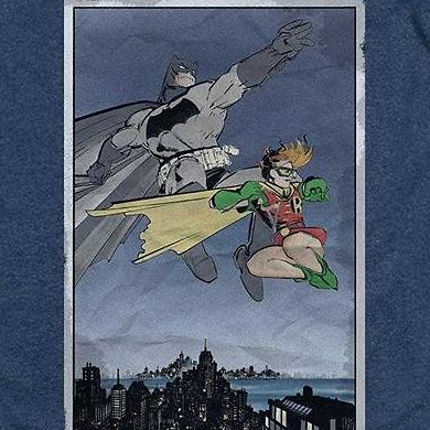 Batman Dkr Duo Adult Heather T-shirt