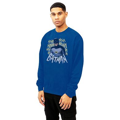 Batman Classic Tv Theme Song Long Sleeve Adult T-shirt