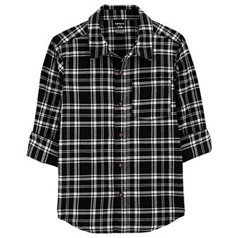Boys 4-14 Carter's Plaid Button-Down Shirt