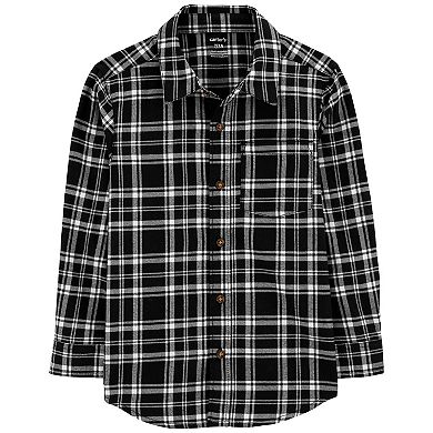 Boys 4-14 Carter's Plaid Button-Down Shirt