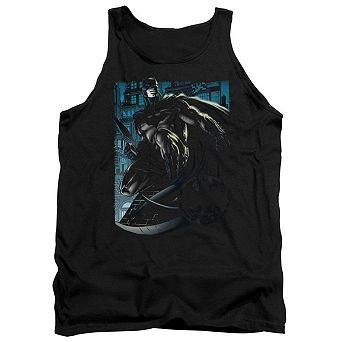 Batman Knight Falls In Gotham Adult Tank Top