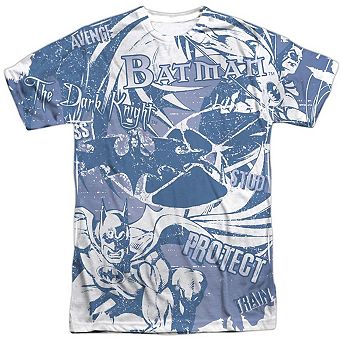 Batman Dark Protector Short Sleeve Adult 100% Poly Crew T-shirt