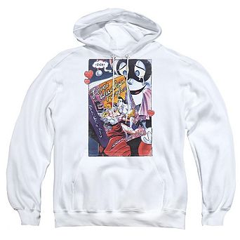 Batman Loves Wacky Fury Adult Pull Over Hoodie