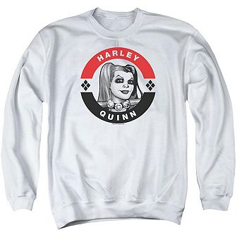 Batman Harley President Circle Adult Crewneck Sweatshirt