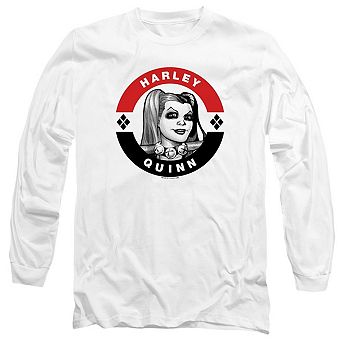 Batman Harley President Circle Long Sleeve Adult T-shirt