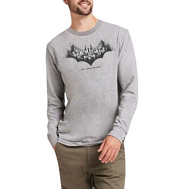 Batman Gotham Shield Long Sleeve Adult T-shirt
