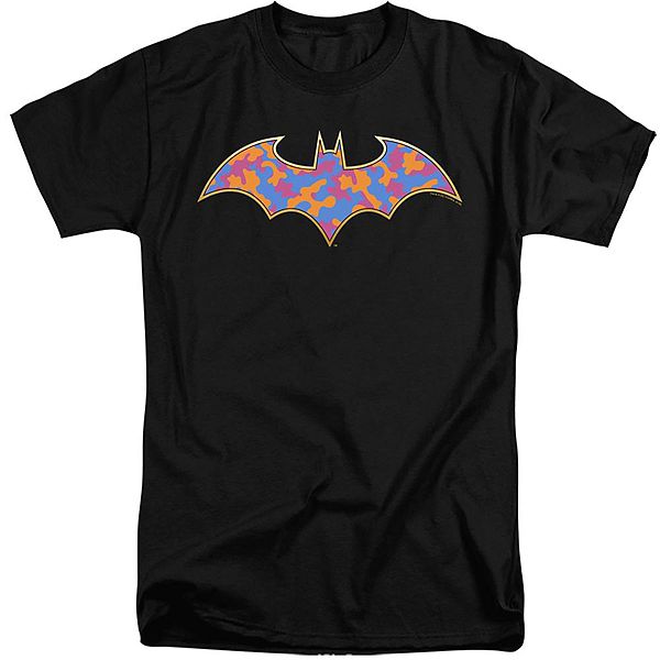 Batman Gold Camo Short Sleeve Adult Tall T-shirt