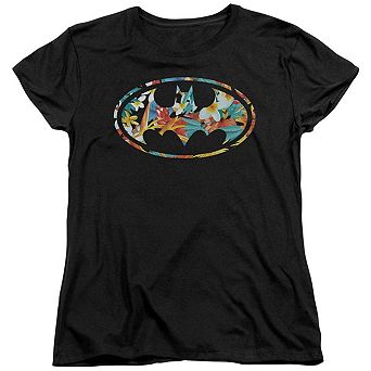 Batman Hawaiian Bat Short Sleeve Womens T-shirt