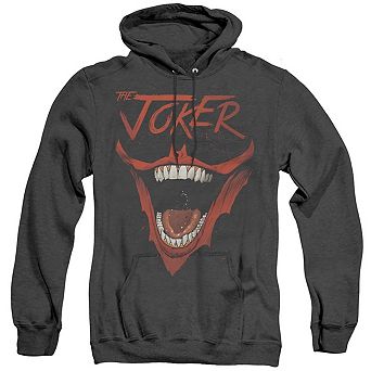 Batman Joker Bat Laugh Adult Heather Hoodie