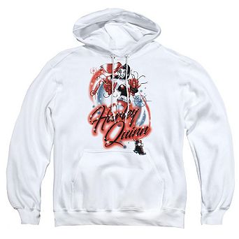 Batman Harley Airbrush Adult Pull Over Hoodie