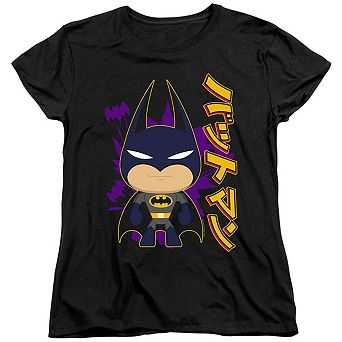 Batman Cute Kanji Short Sleeve Women´s T-Shirt