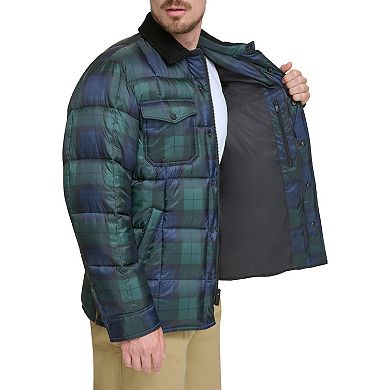 Men's Dockers® Midweight Quilted Shacket with Corduroy Collar