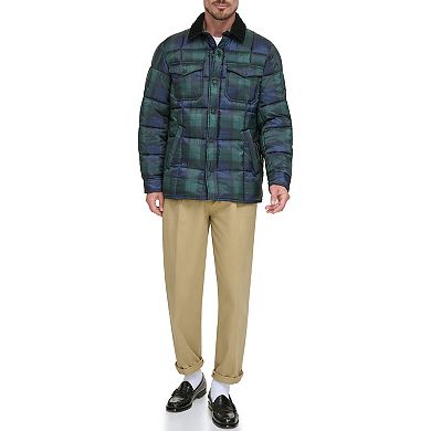 Men's Dockers® Midweight Quilted Shacket with Corduroy Collar