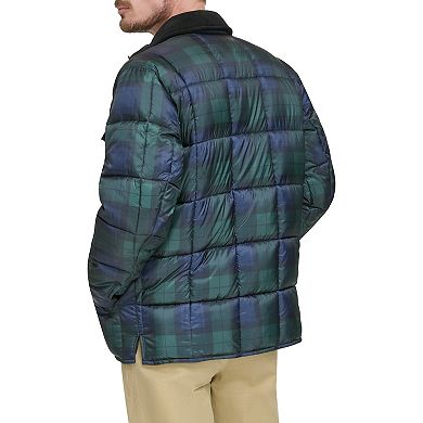 Men's Dockers® Midweight Quilted Shacket with Corduroy Collar