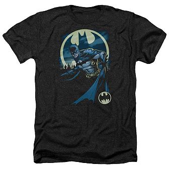 Batman Heed The Call Adult Heather T-shirt